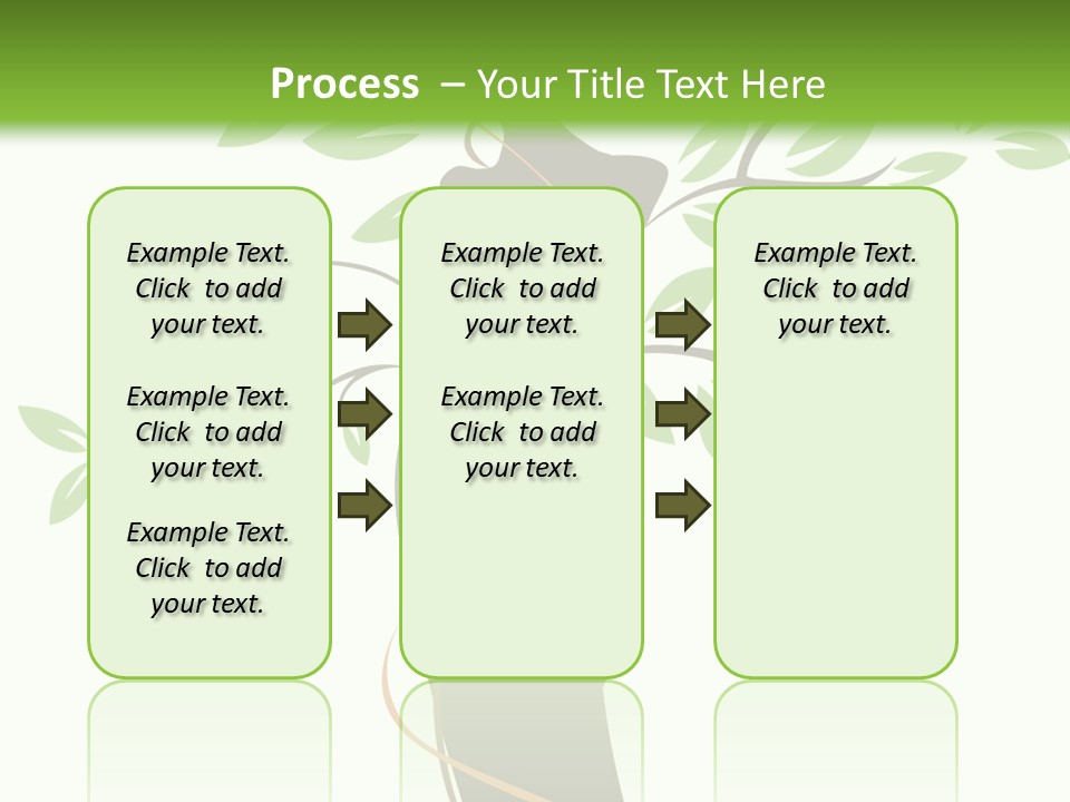 Branch Symbol Leaf PowerPoint Template