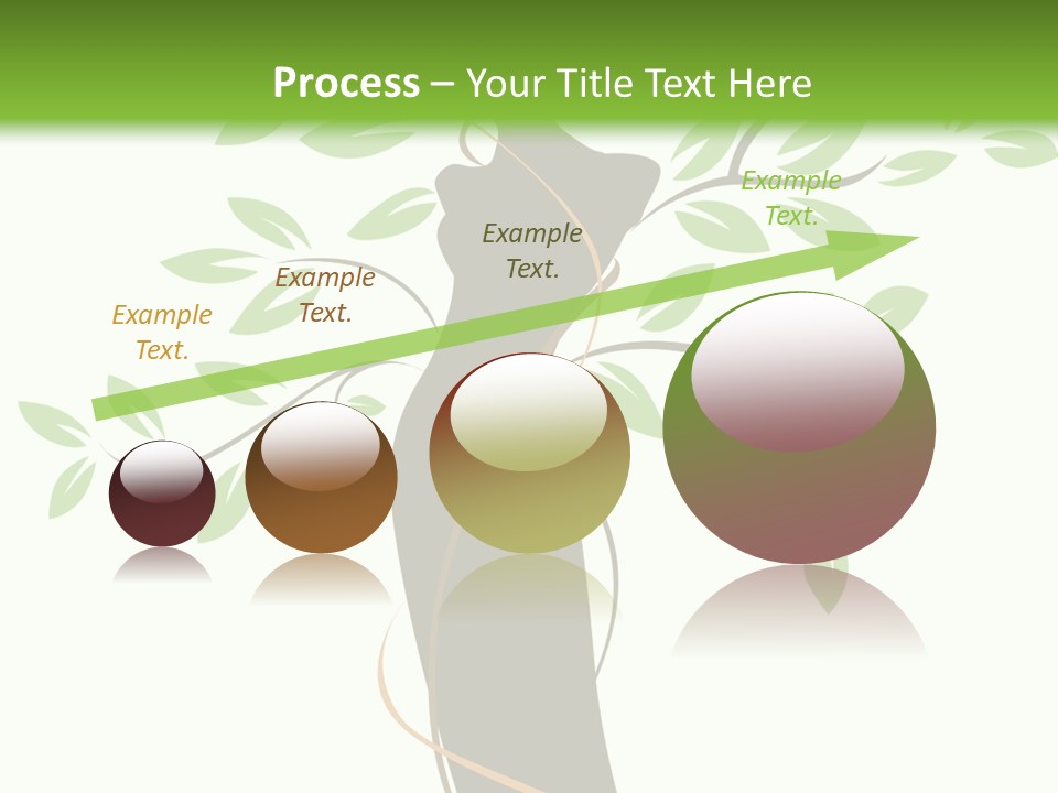 Branch Symbol Leaf PowerPoint Template