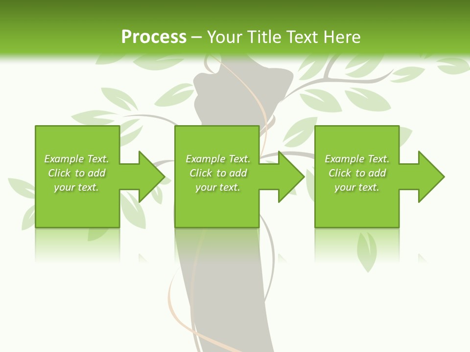 Branch Symbol Leaf PowerPoint Template