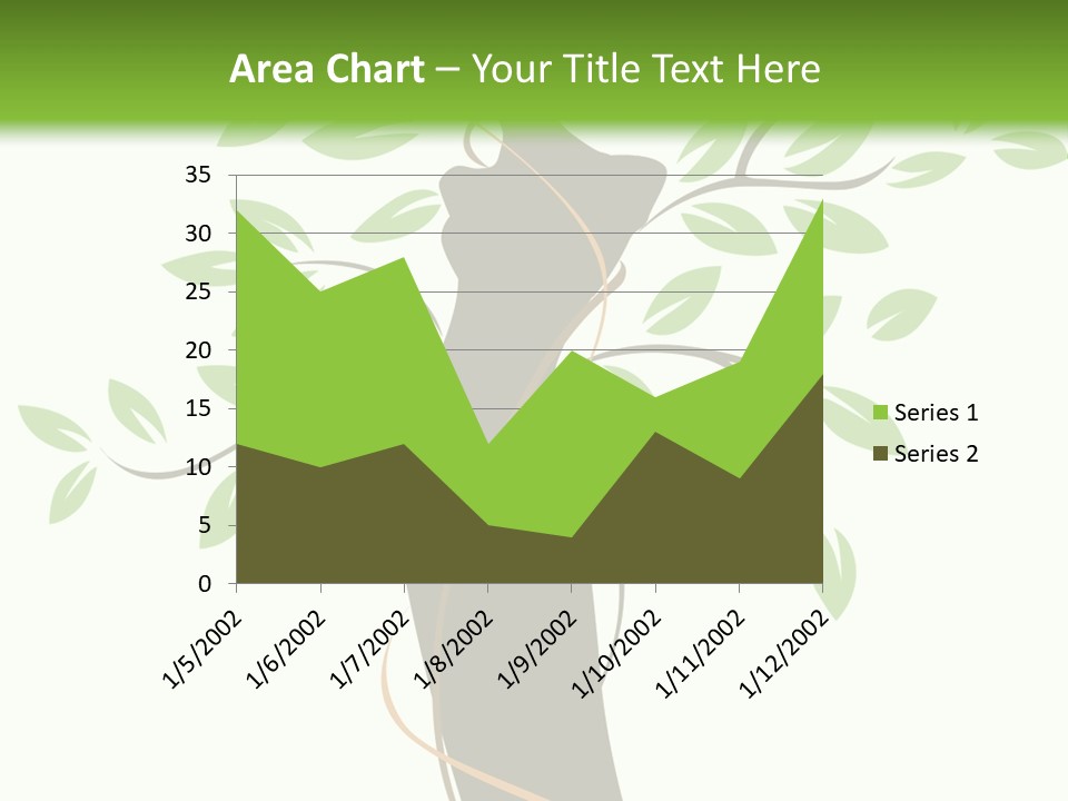 Branch Symbol Leaf PowerPoint Template