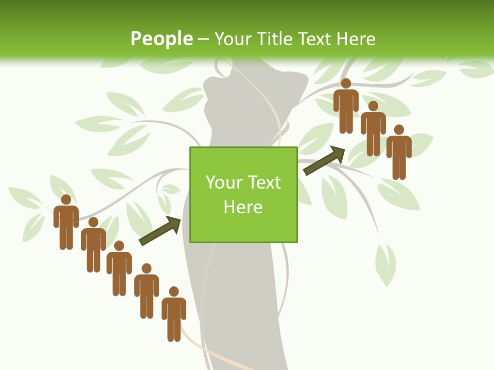 Branch Symbol Leaf PowerPoint Template