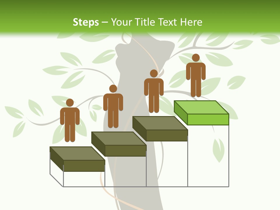 Branch Symbol Leaf PowerPoint Template