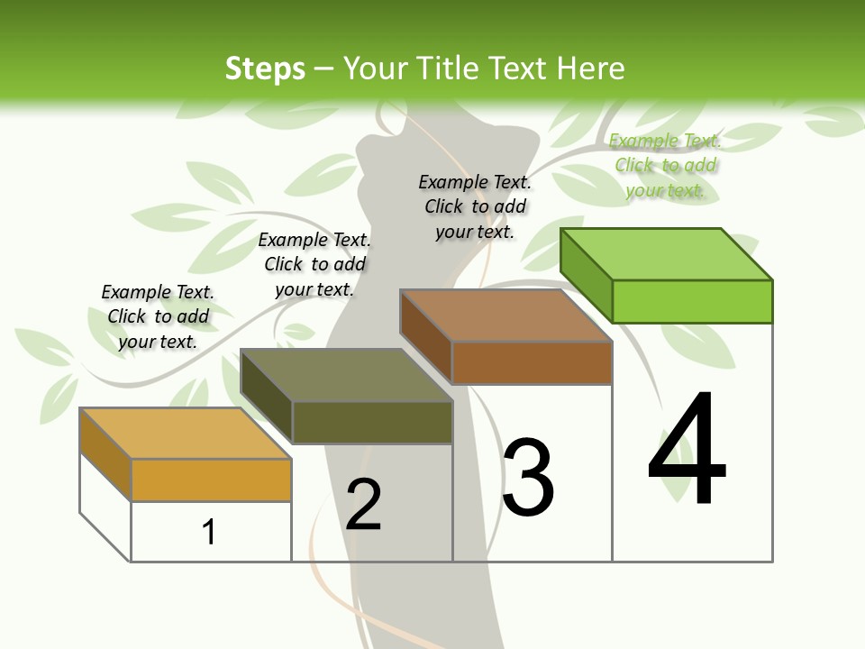 Branch Symbol Leaf PowerPoint Template