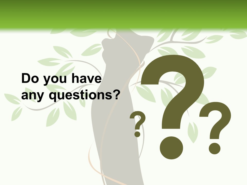 Branch Symbol Leaf PowerPoint Template