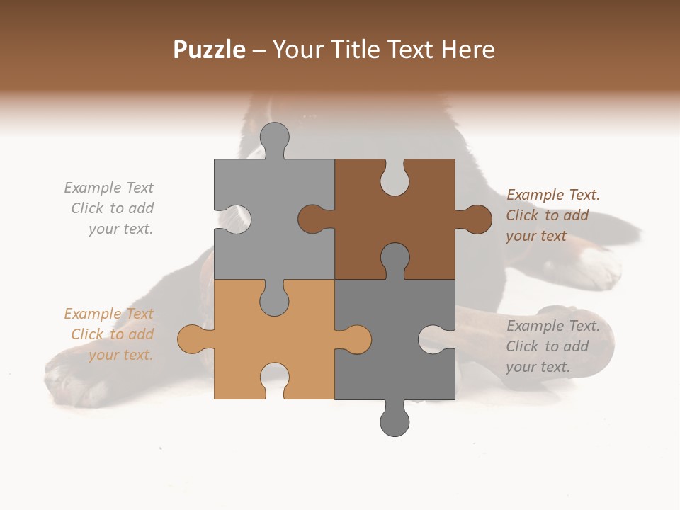 Space Purebred Mammal PowerPoint Template