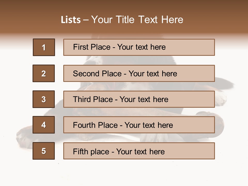 Space Purebred Mammal PowerPoint Template