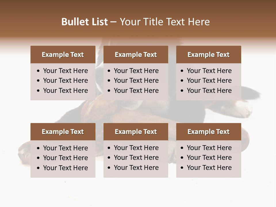 Space Purebred Mammal PowerPoint Template