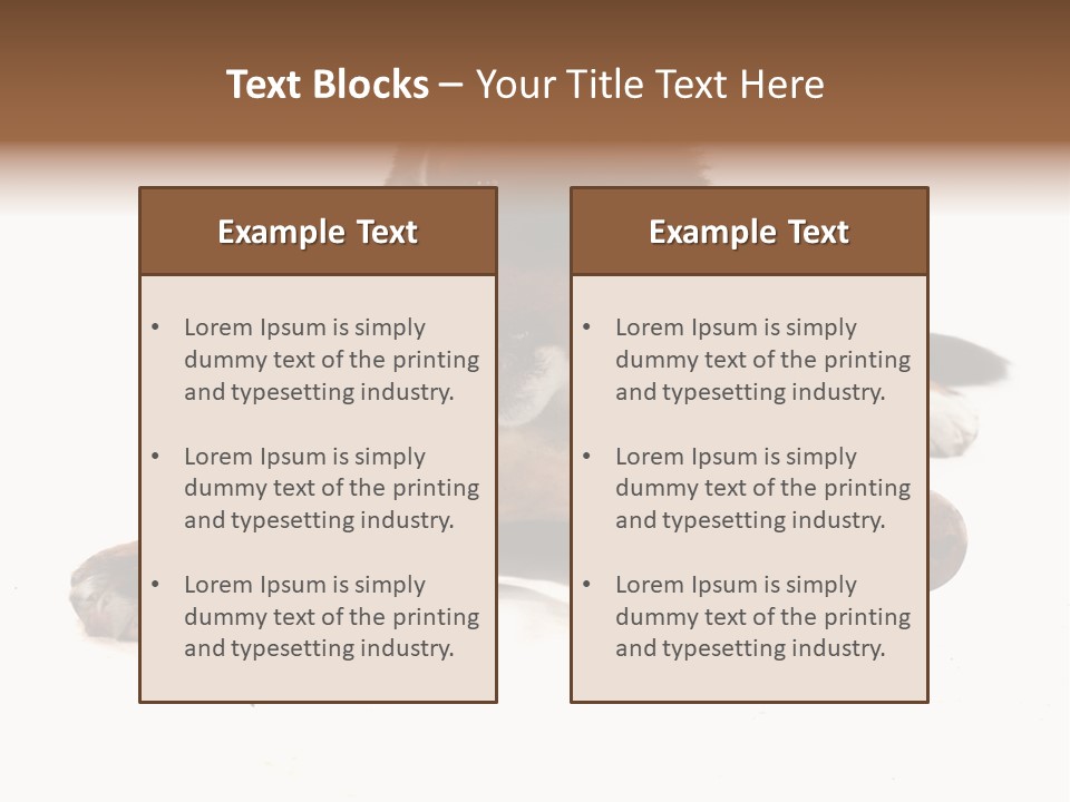 Space Purebred Mammal PowerPoint Template