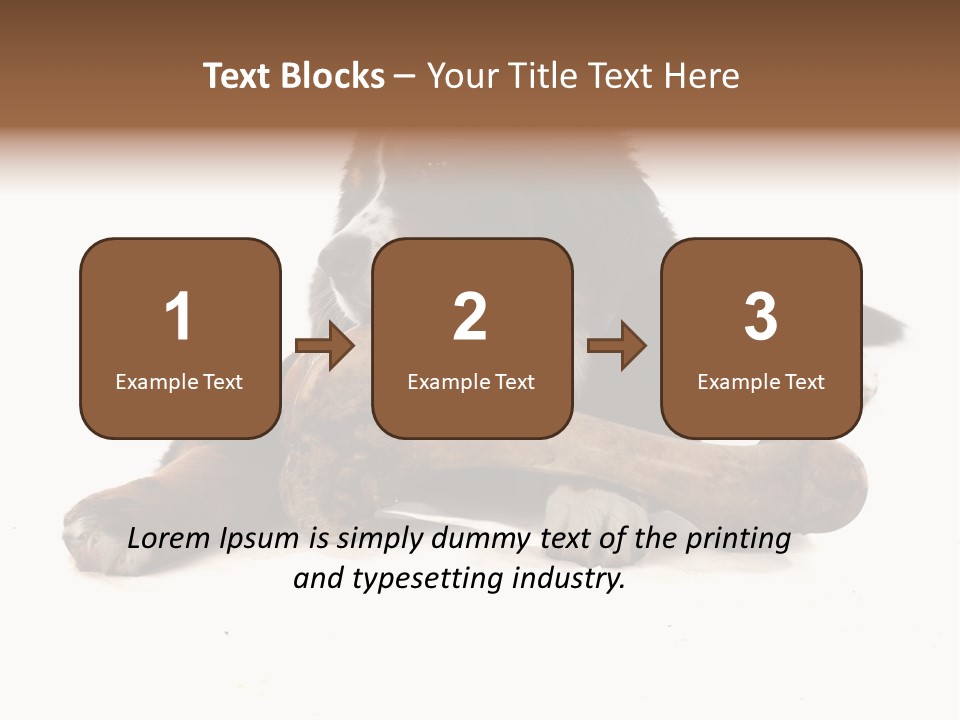 Space Purebred Mammal PowerPoint Template