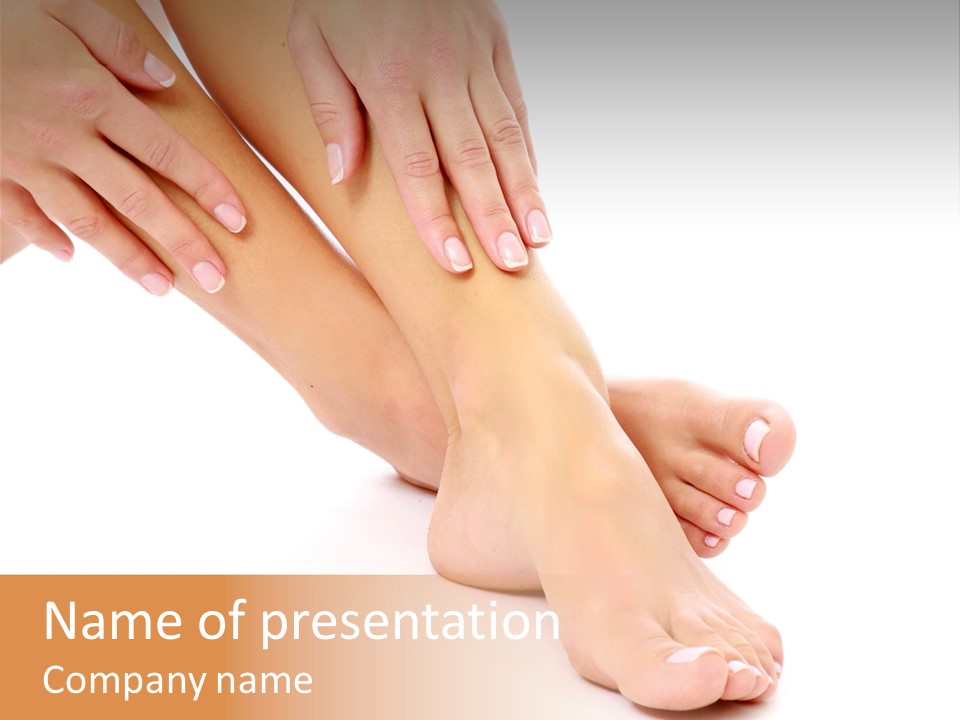 Legs Healthcare Wellness PowerPoint Template