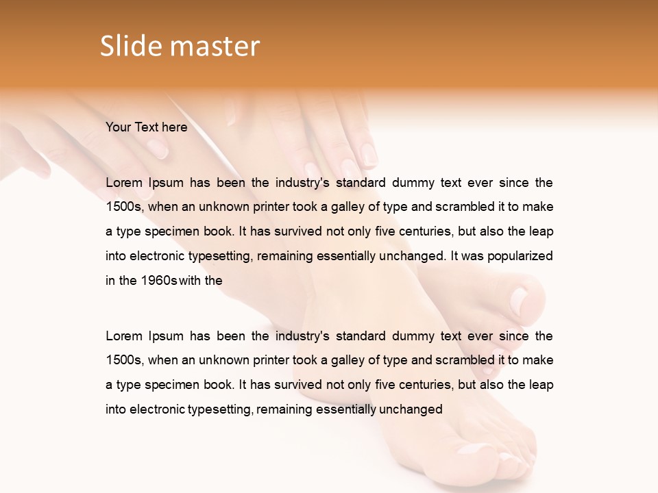 Legs Healthcare Wellness PowerPoint Template