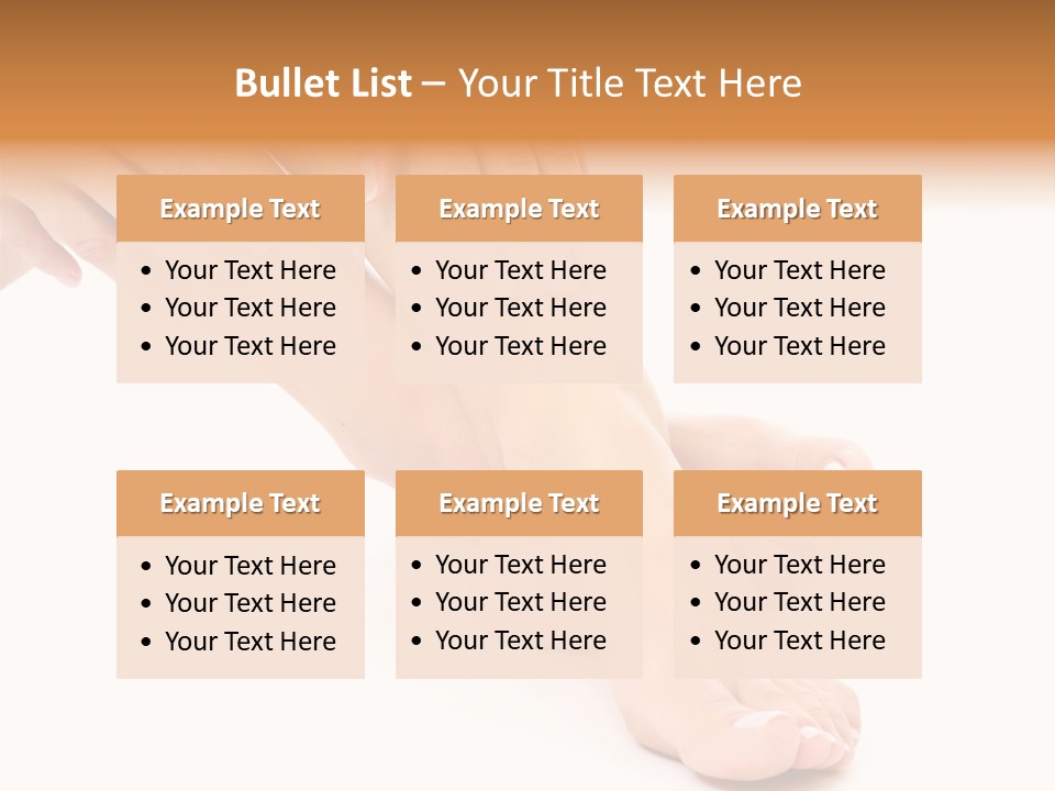 Legs Healthcare Wellness PowerPoint Template