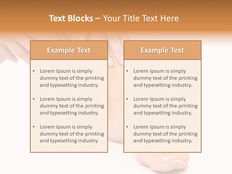 Legs Healthcare Wellness PowerPoint Template