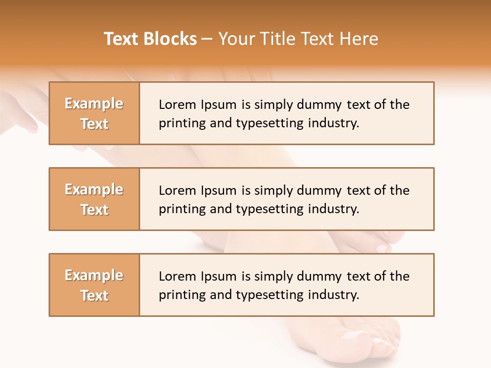 Legs Healthcare Wellness PowerPoint Template