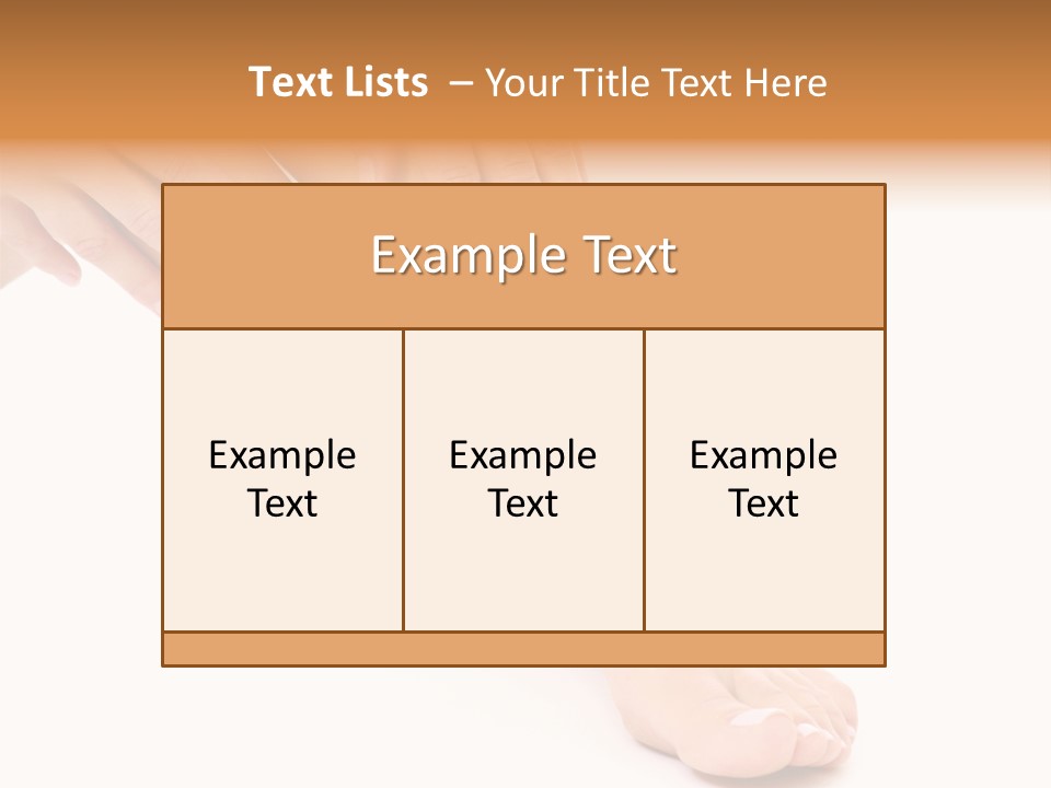 Legs Healthcare Wellness PowerPoint Template