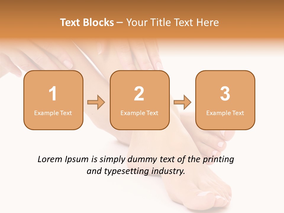 Legs Healthcare Wellness PowerPoint Template