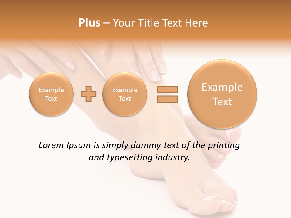 Legs Healthcare Wellness PowerPoint Template