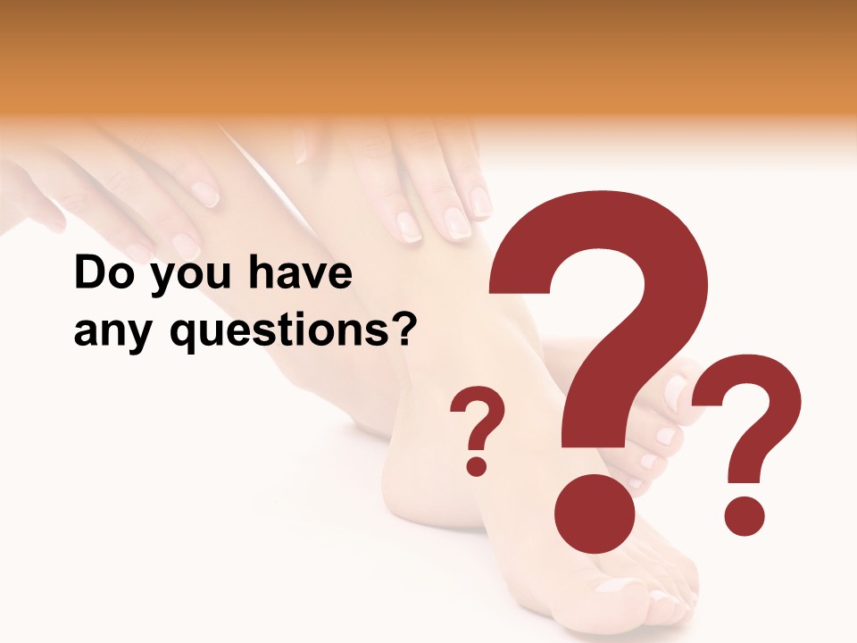 Legs Healthcare Wellness PowerPoint Template