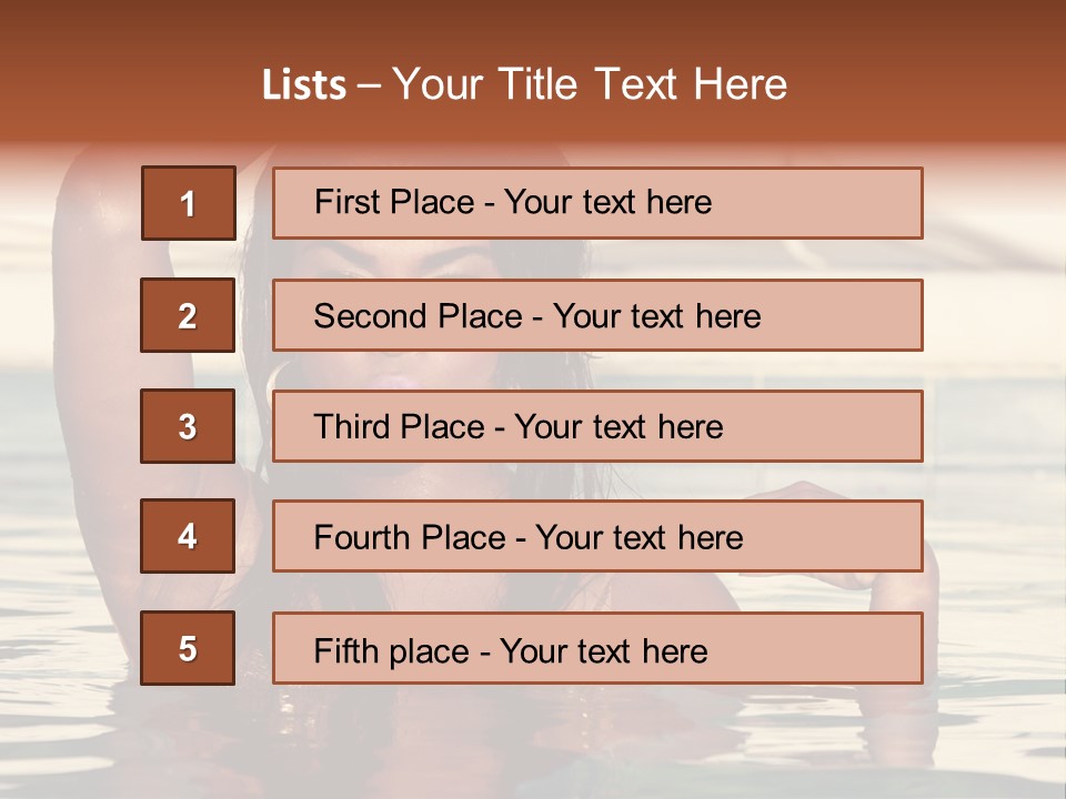 Beautiful Moody Sensual PowerPoint Template