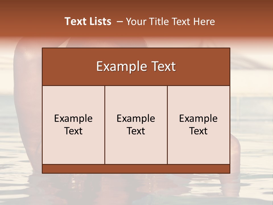 Beautiful Moody Sensual PowerPoint Template