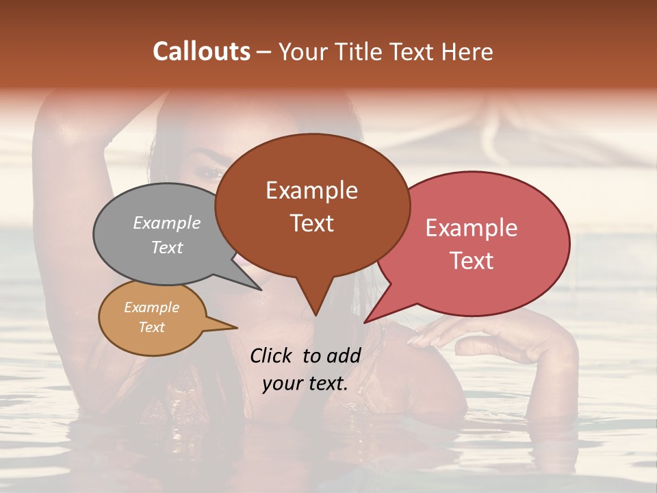 Beautiful Moody Sensual PowerPoint Template