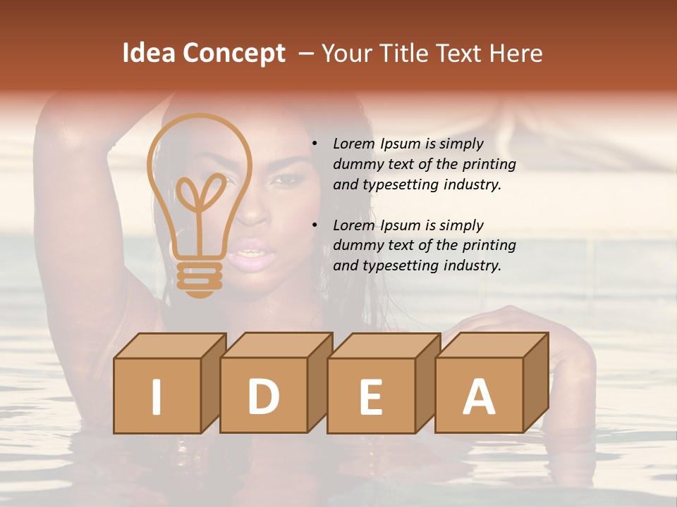 Beautiful Moody Sensual PowerPoint Template