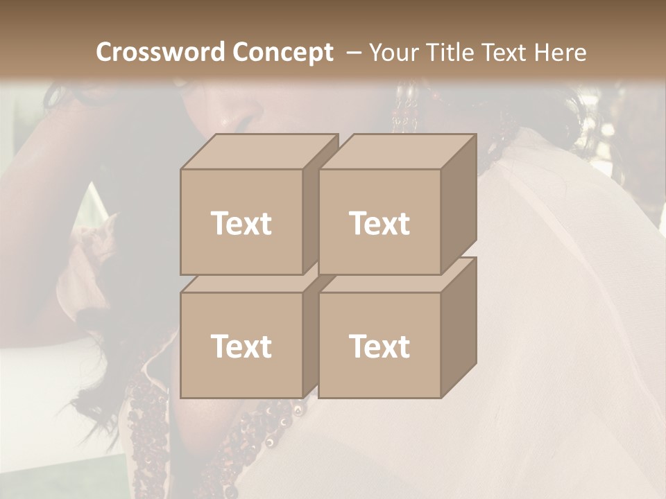 Hair Floor Tropical PowerPoint Template