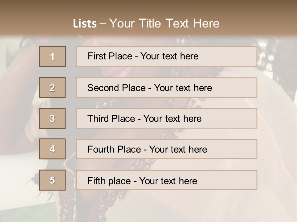 Hair Floor Tropical PowerPoint Template