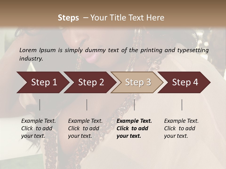 Hair Floor Tropical PowerPoint Template