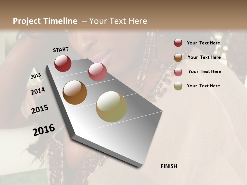 Hair Floor Tropical PowerPoint Template