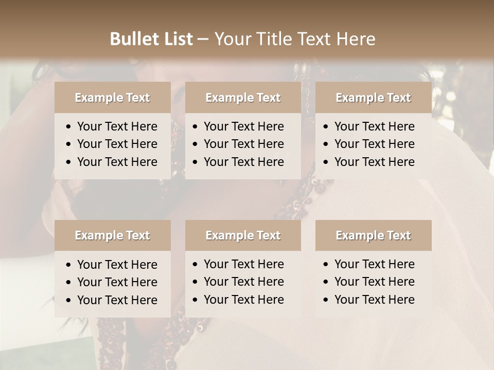 Hair Floor Tropical PowerPoint Template