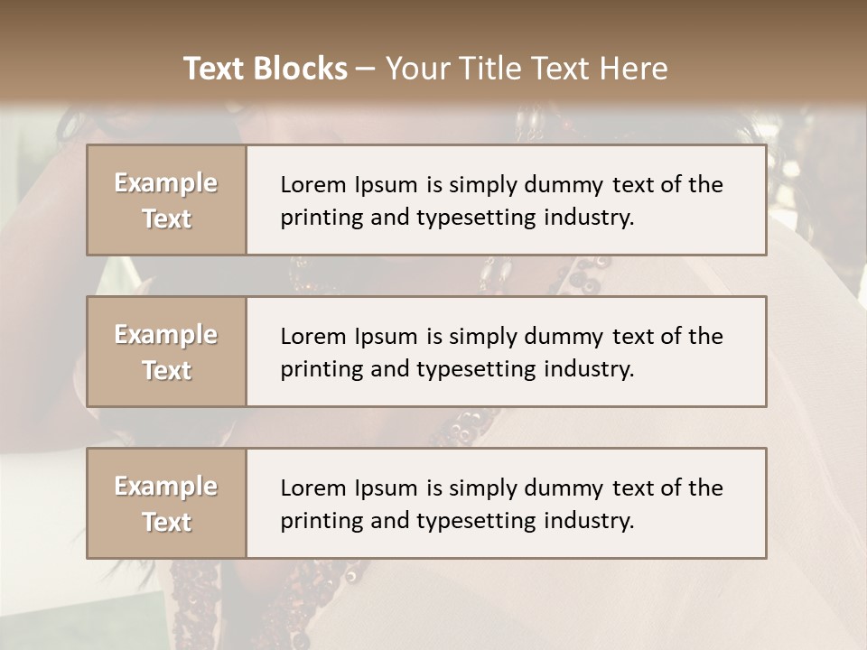 Hair Floor Tropical PowerPoint Template