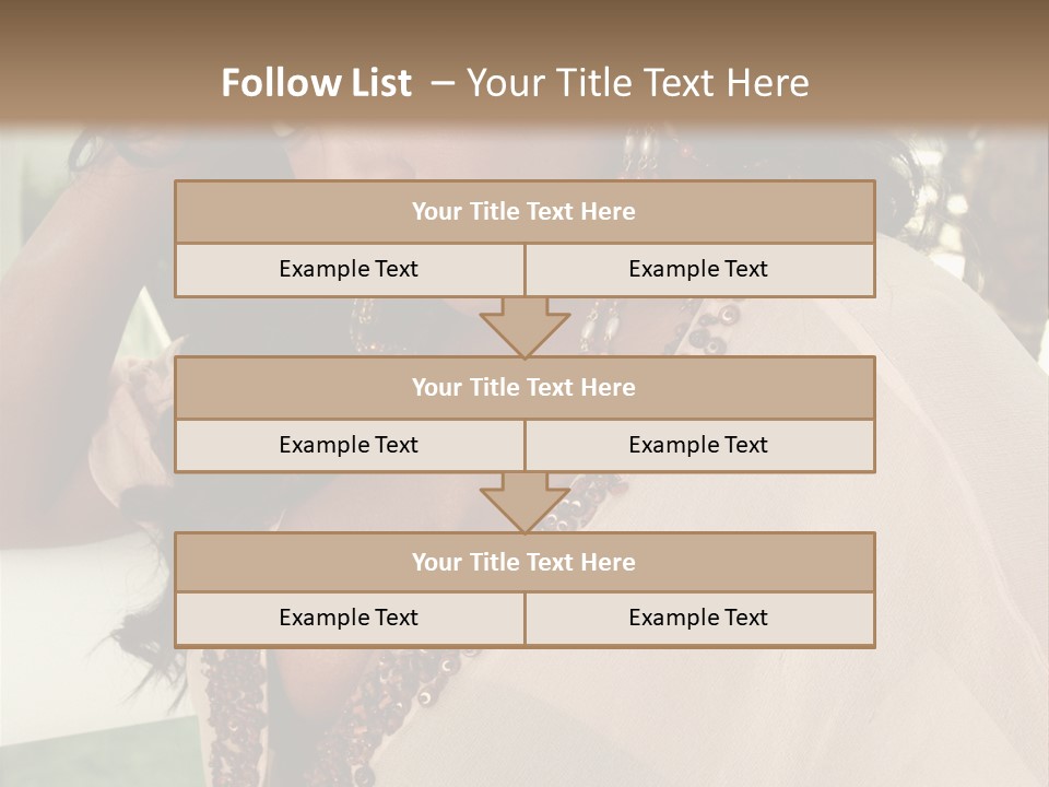 Hair Floor Tropical PowerPoint Template