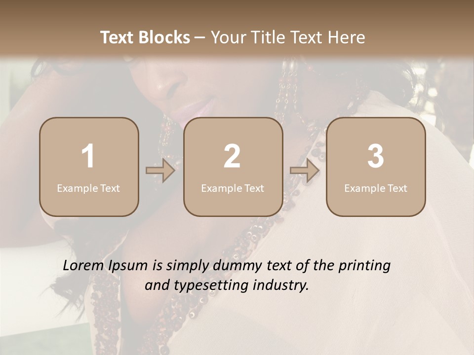 Hair Floor Tropical PowerPoint Template