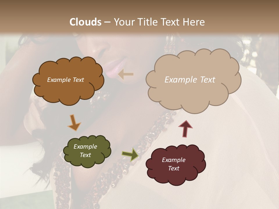 Hair Floor Tropical PowerPoint Template