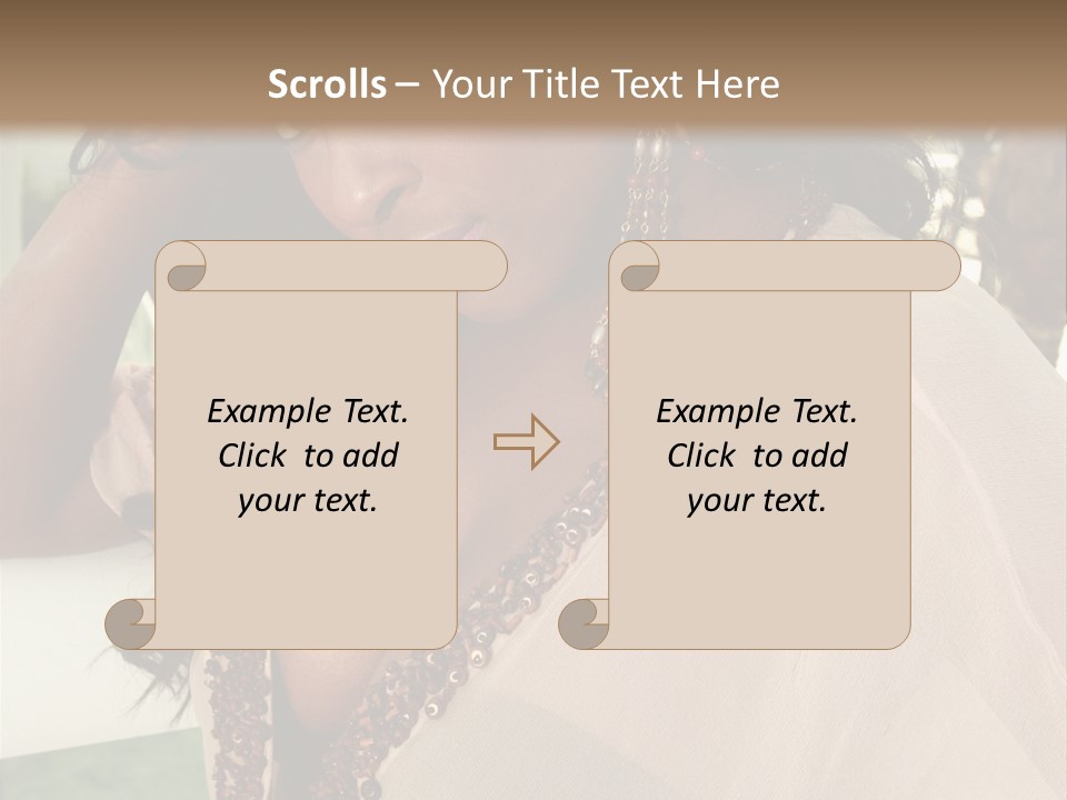 Hair Floor Tropical PowerPoint Template
