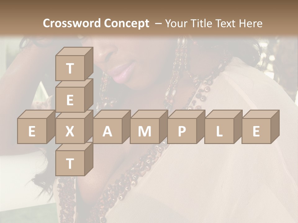 Hair Floor Tropical PowerPoint Template