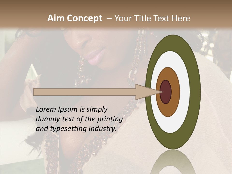 Hair Floor Tropical PowerPoint Template