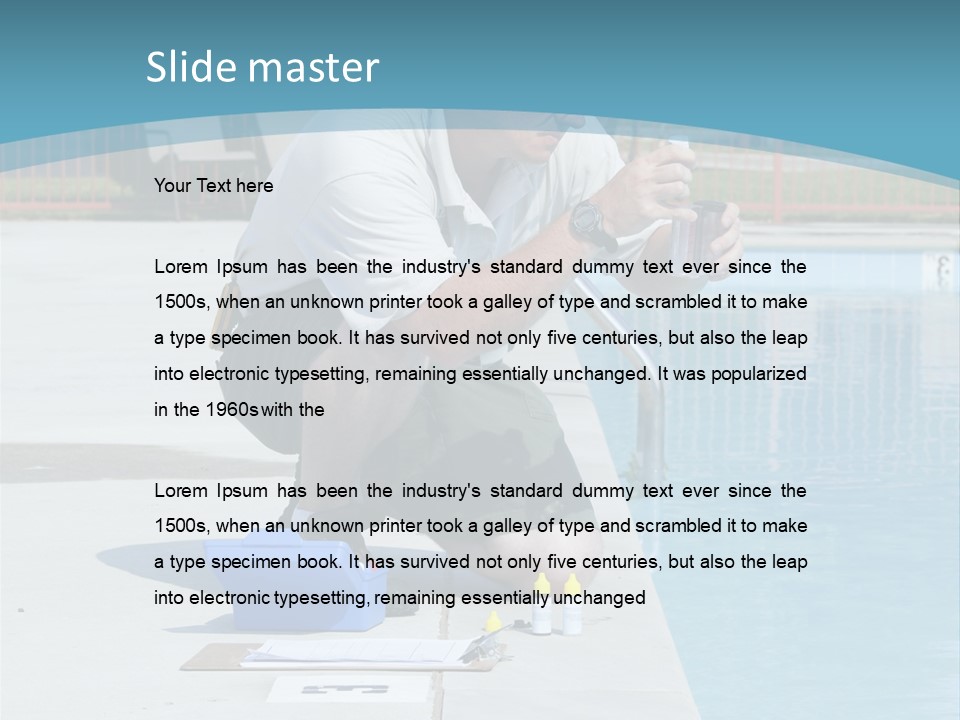 Chemicals Shock Man PowerPoint Template