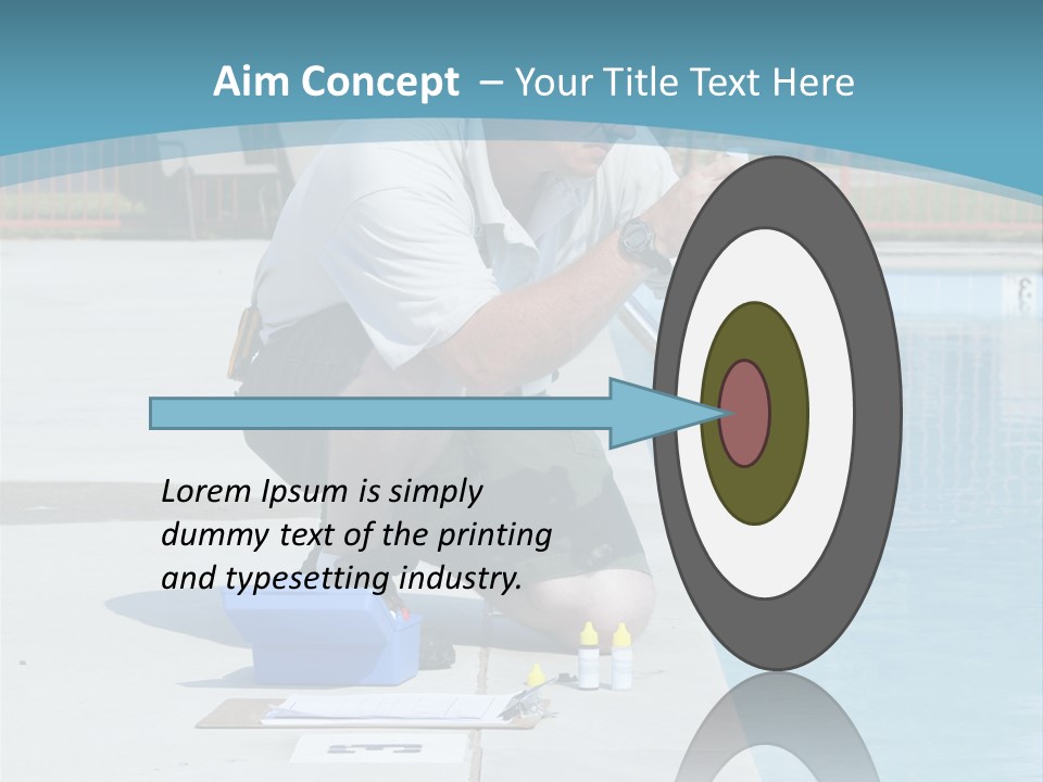 Chemicals Shock Man PowerPoint Template