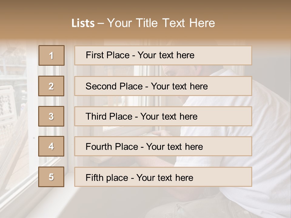 Measure Fit Remodel PowerPoint Template