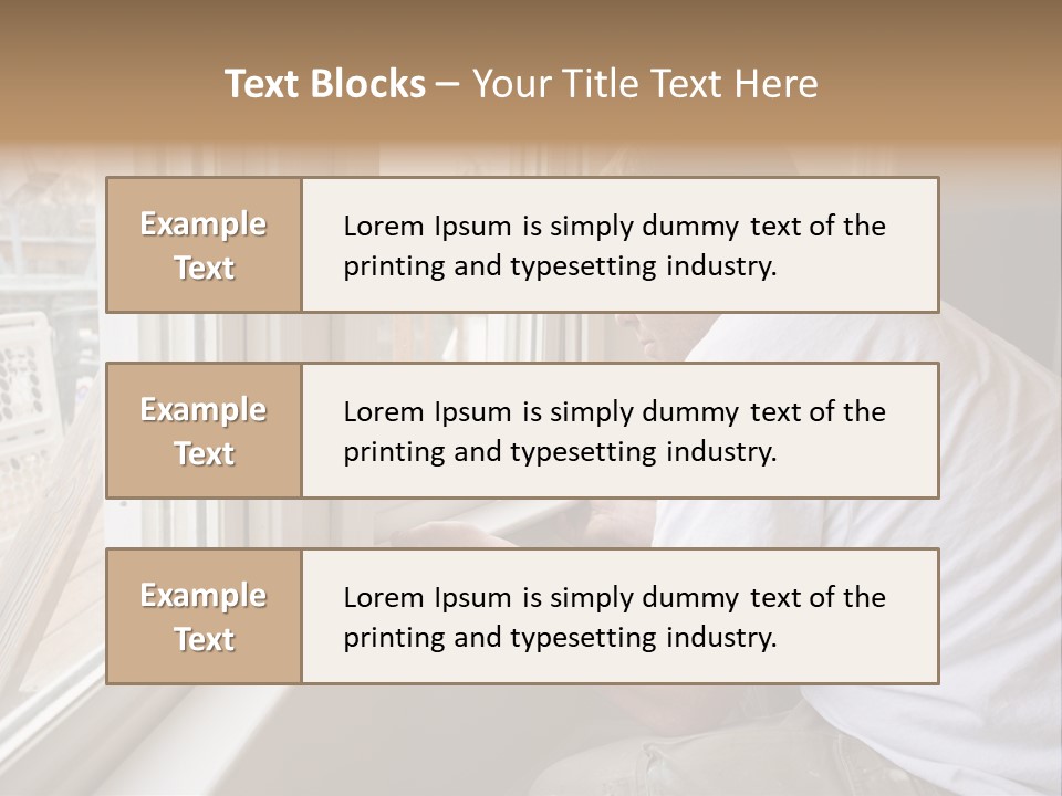 Measure Fit Remodel PowerPoint Template