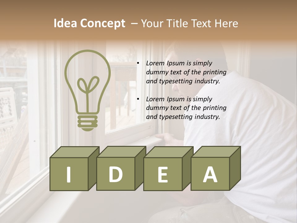 Measure Fit Remodel PowerPoint Template