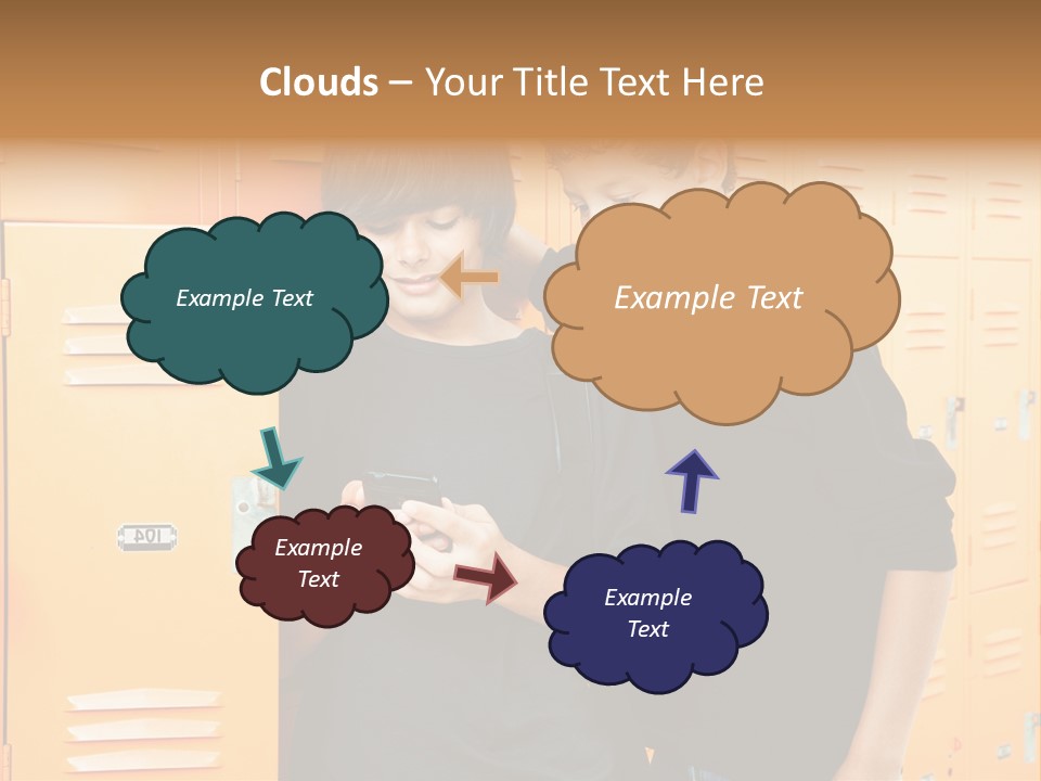 Learning Socializing People PowerPoint Template