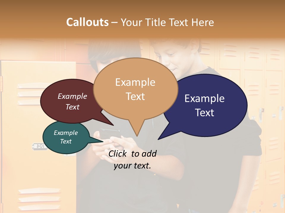 Learning Socializing People PowerPoint Template