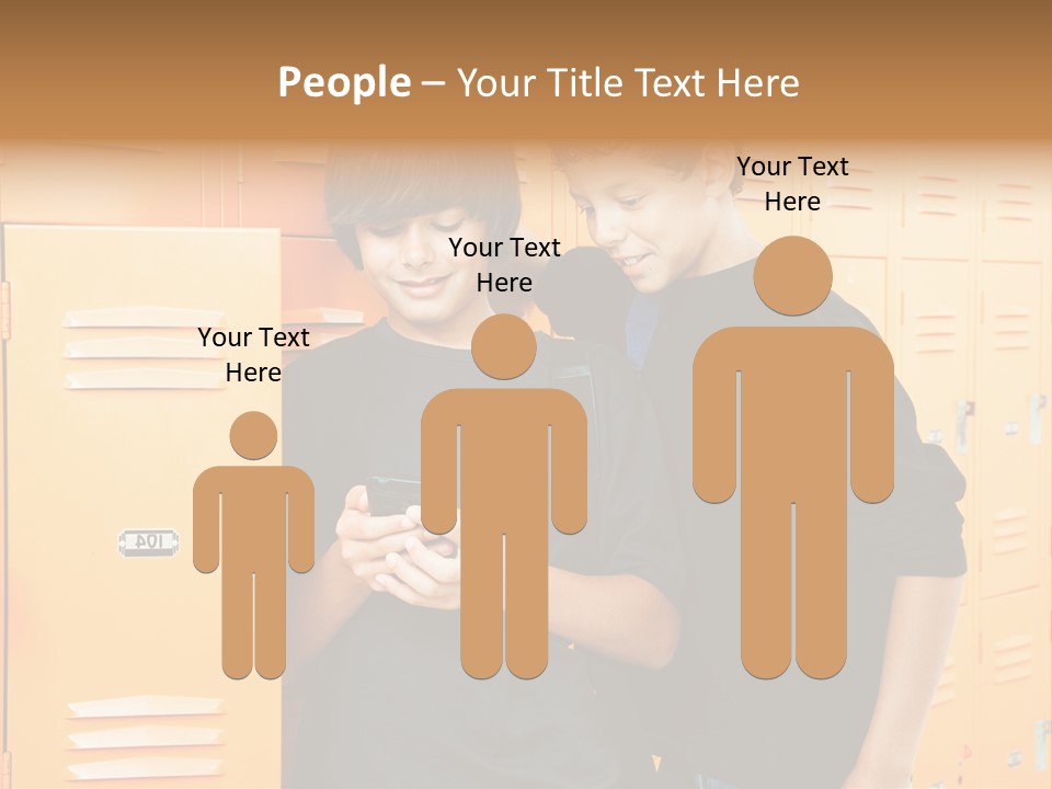 Learning Socializing People PowerPoint Template