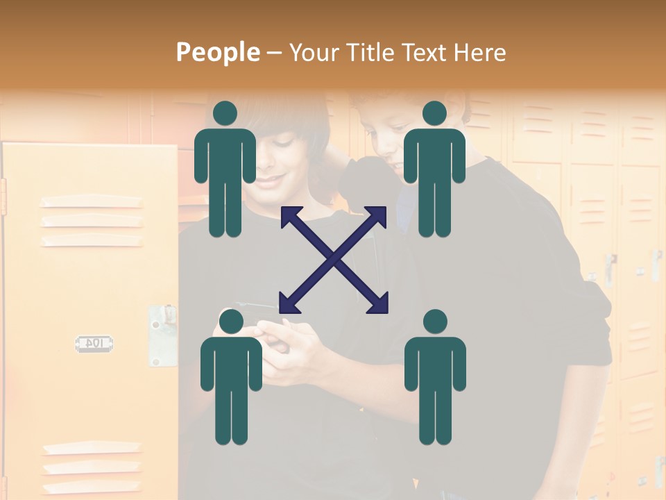 Learning Socializing People PowerPoint Template