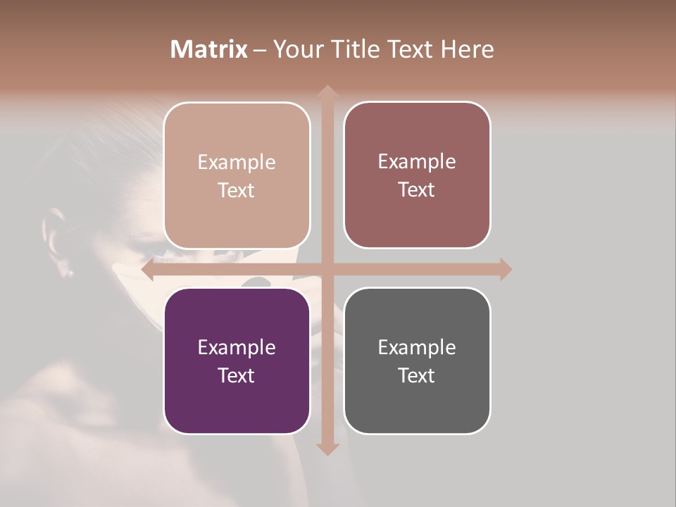 Eyes Haloween Person PowerPoint Template