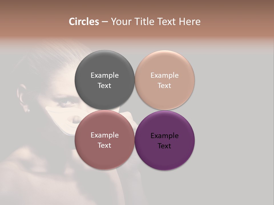 Eyes Haloween Person PowerPoint Template