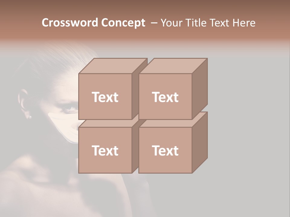 Eyes Haloween Person PowerPoint Template
